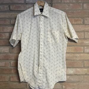 Vintage Bud Berma Men’s Short Sleeve Button-up Size Medium (15 1/2)